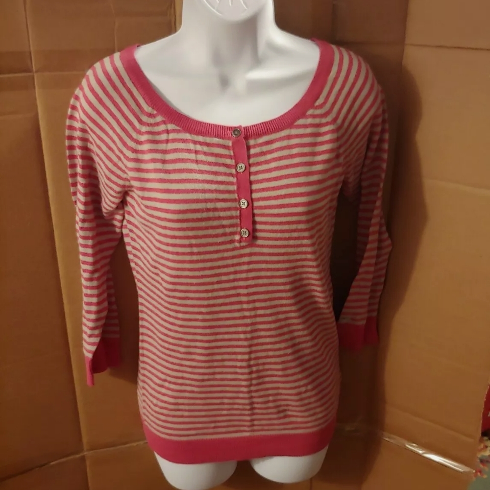 Women's Columbia Pink & Gray Sweater, XS - Picture 2 of 11